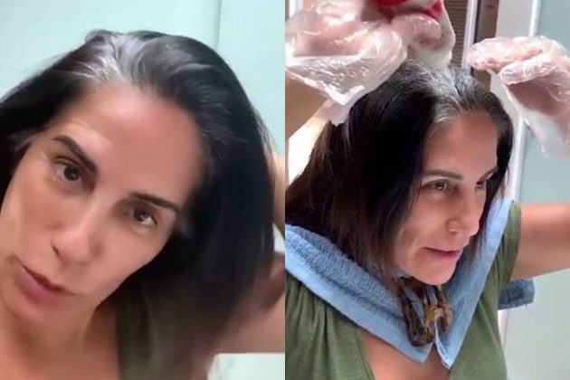 Glória Pires pinta o cabelo e resultado surpreende