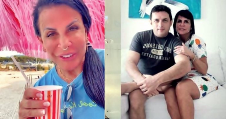 Gretchen manda recado para namorado em vídeo filmado na França