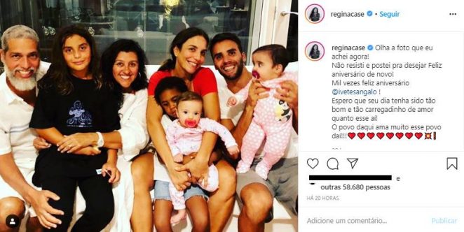 Regina Casé mostra lembrança rara: “Achei agora”