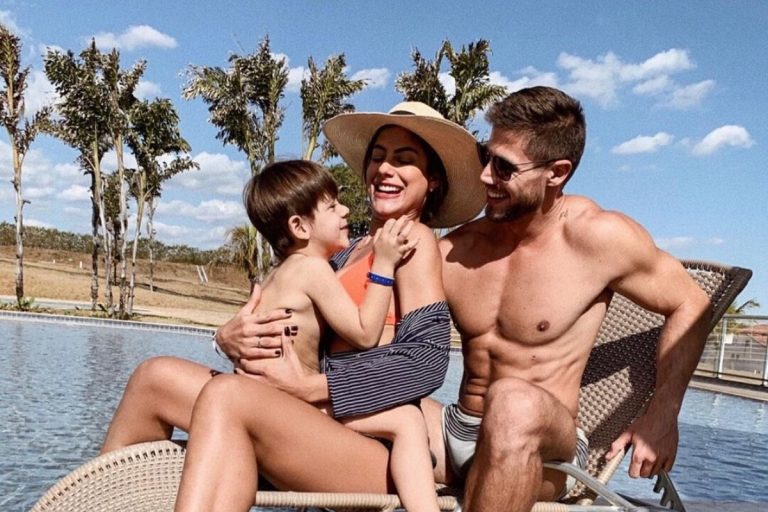 Mari Gonzalez faz homenagem para filho de Jonas Sulzbach: “Titia te ama muito”