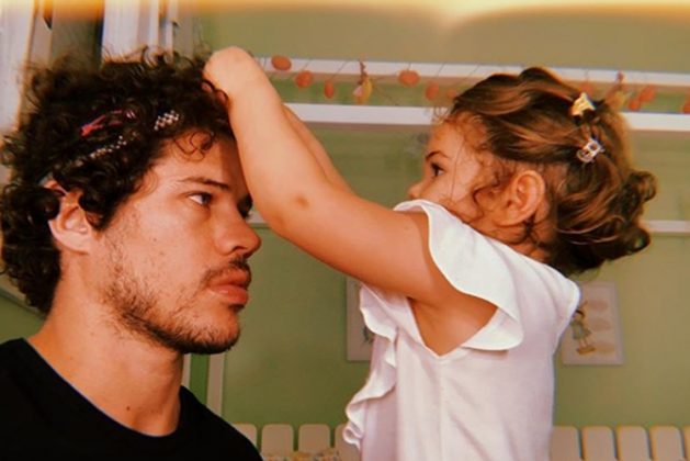 José Loreto e sua filha Bella reproduçao Instagram