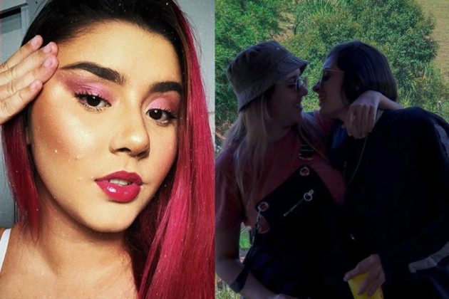 Lara Inácio e namorada - Reprodução/Instagram - Montagem/ÁreaVip