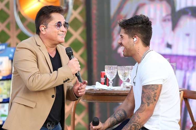 Em live com o filho Zé Felipe, Leonardo confessa planos pós pandemia: “vou pro cabaré”