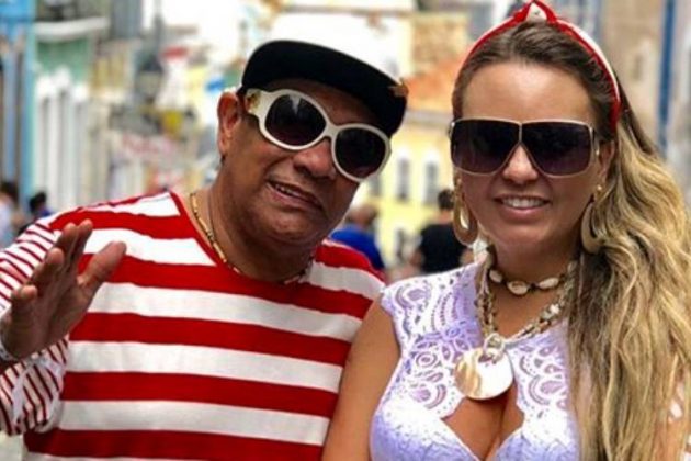 Liminha e a esposa Fernanda Fiuza