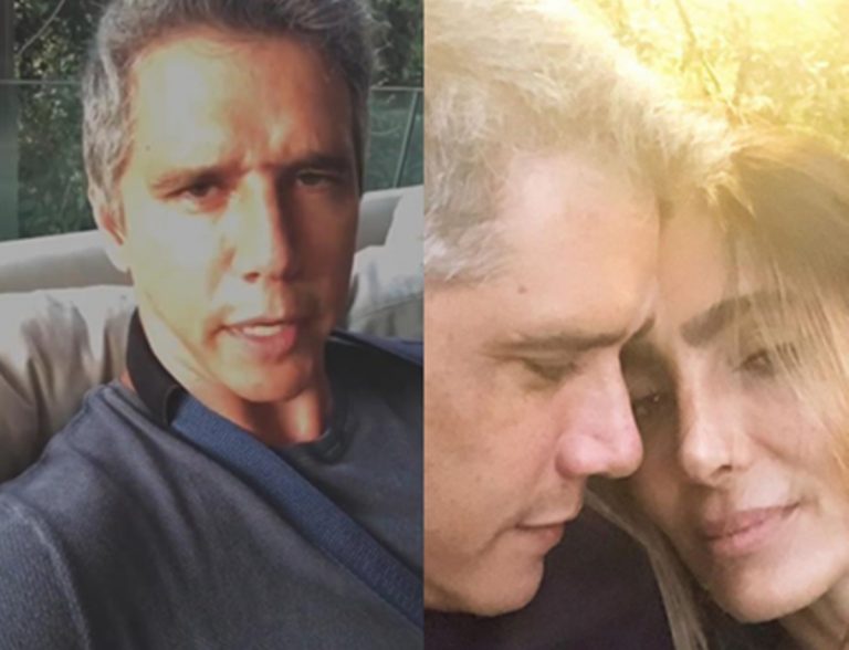 Em casa, Márcio Garcia agradece carinho dos fãs e se declara para a mulher