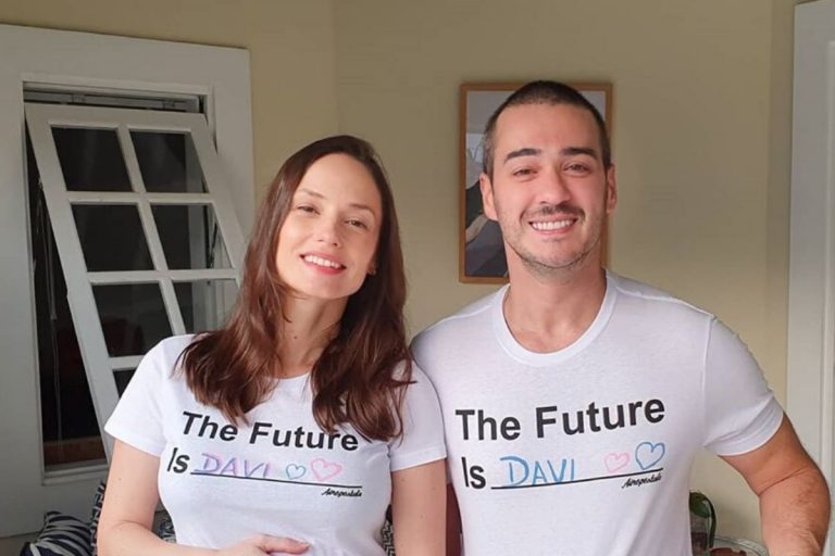 Marcos Veras e Rosanne Mulholland comentam ansiedade para a chegada do filho