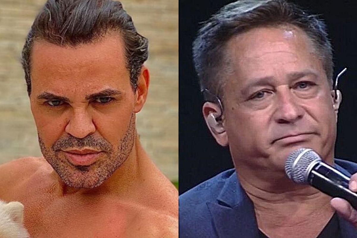 O cantor sertanejo Eduardo Costa e Leonardo - Reprodução: Instagram (Montagem: Área VIP) O cantor sertanejo Eduardo Costa e Leonardo - Reprodução: Instagram (Montagem: Área VIP)