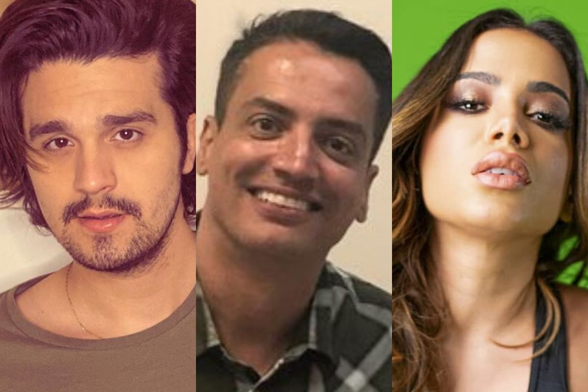 O cantor sertanejo Luan Santana, Leo Dias e a cantora Anitta - Reprodução: Instagram (Montagem: Área VIP) O cantor sertanejo Luan Santana, Leo Dias e a cantora Anitta - Reprodução: Instagram (Montagem: Área VIP)