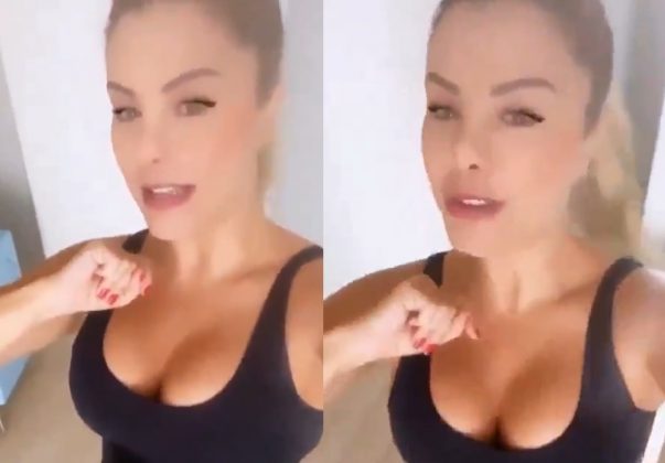 Poliana Rocha exibe decote e cinturinha (reprodução/Instagram)