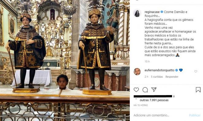 Regina Casé define crise do coronavírus como uma "guerra"