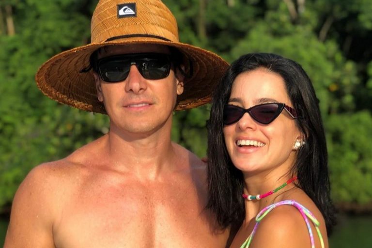 Vera Viel surge de biquíni ao lado de Rodrigo Faro e recebe declaração inusitada do marido