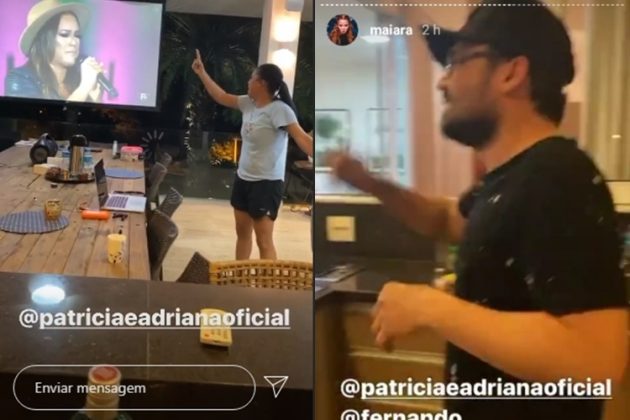 Sertaneja Maiara e sertanejo Fernando reprodução Instagram.1