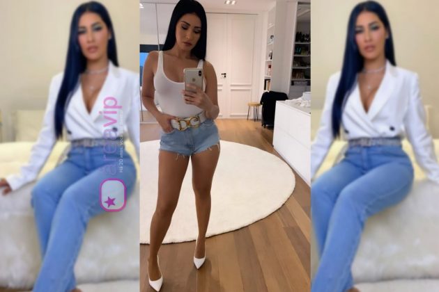Sertaneja Simaria posa com short curtinho e destaca pernas torneadas - Reprodução/Instagram