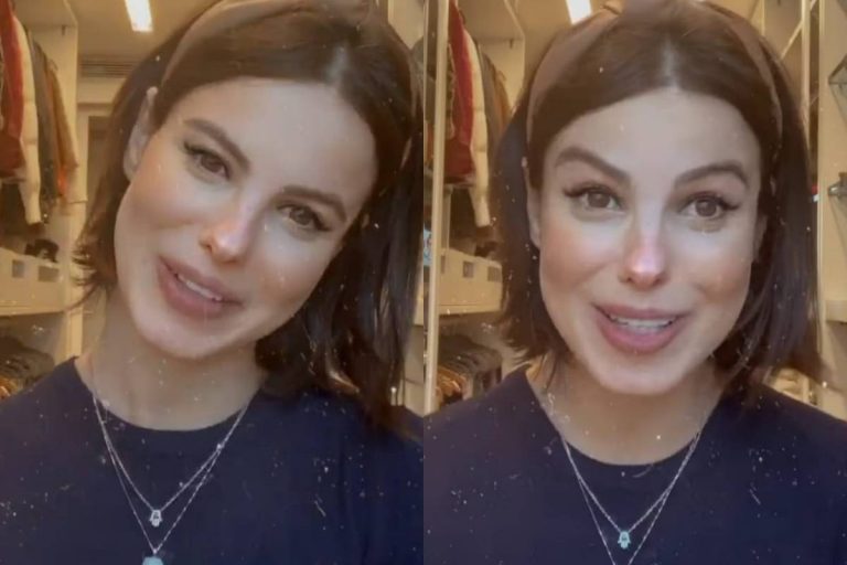 Sthefany Brito se emociona ao revelar nome do primeiro filho