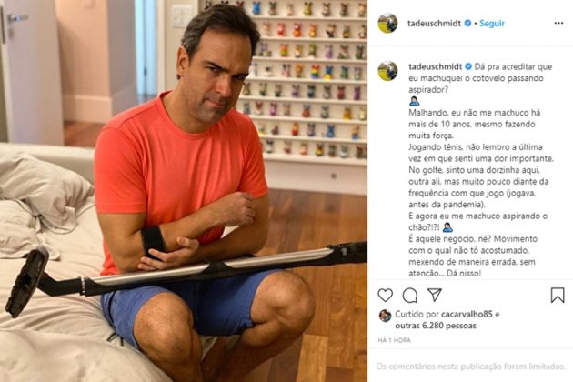 Tadeu Schmitd reprodução Instagram