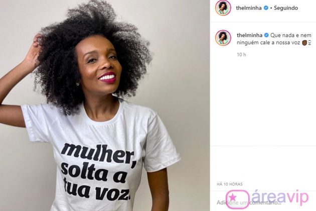 Thelma Assis se manifesta após sofrer ataque racista durante live - Reprodução/Instagram