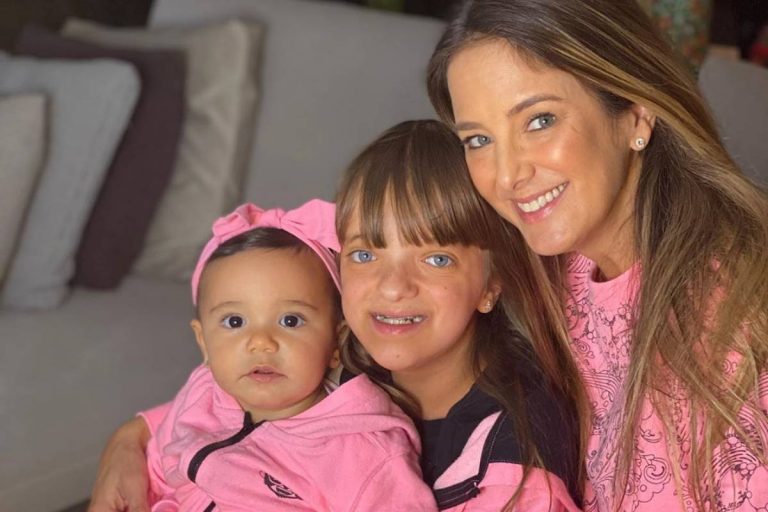 Ticiane Pinheiro encanta ao mostrar as filhas brincando juntas