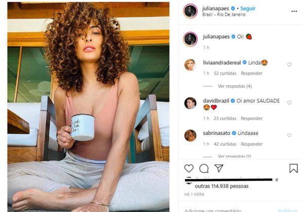 Juliana Paes surge com cabelo natural e recebe elogios; confira