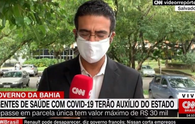 Repórter recebe telefonema misterioso ao vivo e sai do ar
