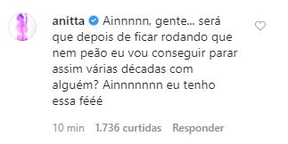 Anitta comentário