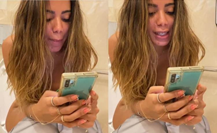 Sempre ousada, Anitta divulga novo hit sentada na privada e fãs ficam empolgados