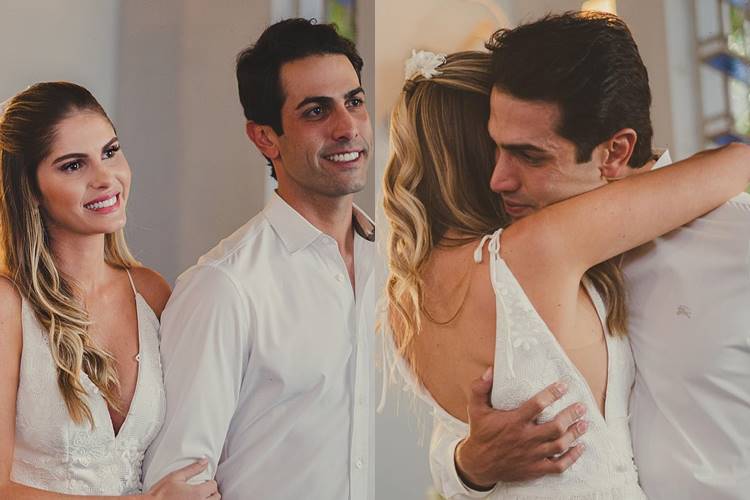 Bárbara Evans comemora primeiro mês de casada