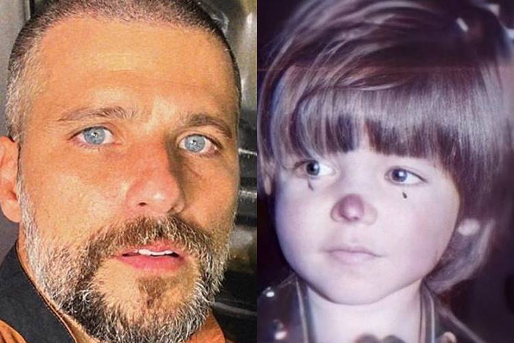 Bruno Gagliasso usa foto da infância para fazer alerta