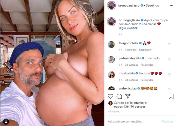 Bruno Gagliasso e Giovanna Ewbank reprodução Instagram