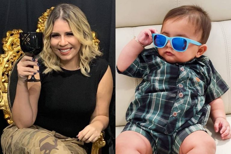 Marília Mendonça comemora os seis meses do filho