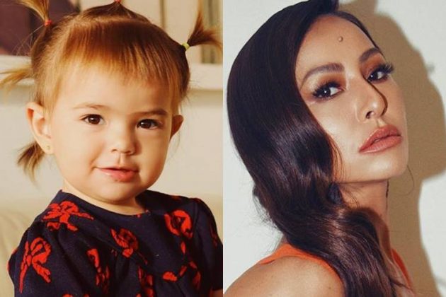 Zoe surge com cara de poucos amigos e Sabrina Sato explica o motivo