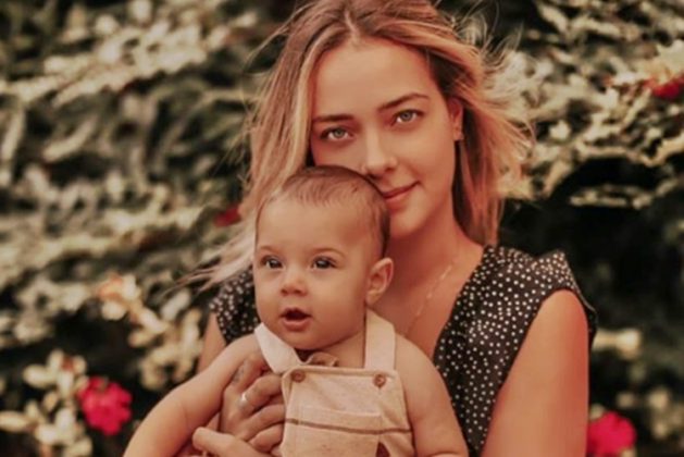 Carol Dantas e filho Valentim reprodução Instagram