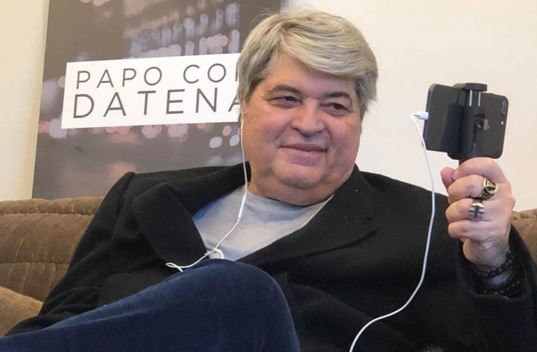 Datena fala sobre estado de saúde do filho, internado com Covid-19: “piorou”