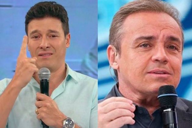 Rodrigo Faro e Gugu Liberato - Montagem/Área Vip