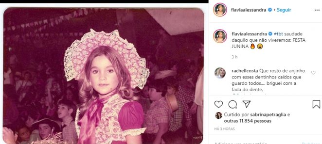 Flávia Alessandra reprodução Instagram