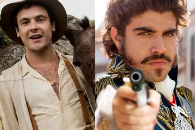 Sérgio Guizé e Caio Castro - Globo - Montagem/Área Vip