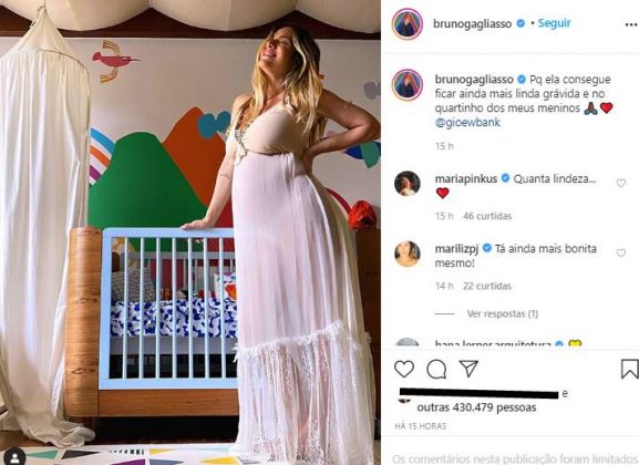 Gagliasso flagra Giovanna Ewbank em momento fofo: "Ainda mais linda"