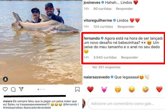 Fernando desafia Maiara e promete casamento