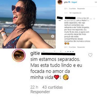 Giselle Itié fala sobre separação de Guilherme Winter 