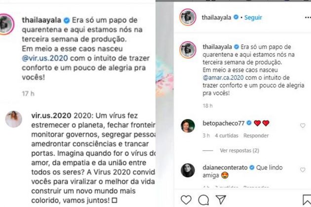 Reprodução Instagram Post polêmico de Thaila Ayala gera revolta na web