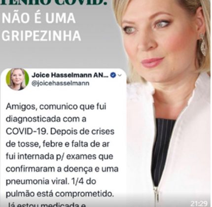 Joice Hasselmann reprodução Instagram