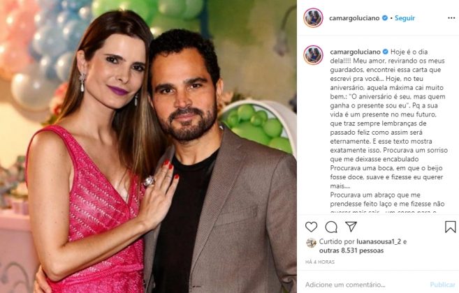 Luciano Camargo reprodução Instagram