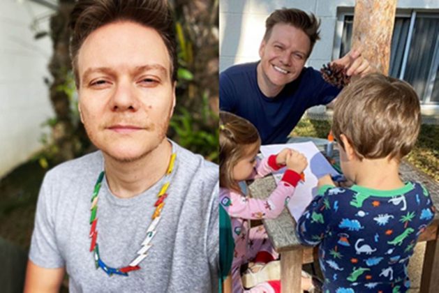 Michel Teló e os filhos - Instagram