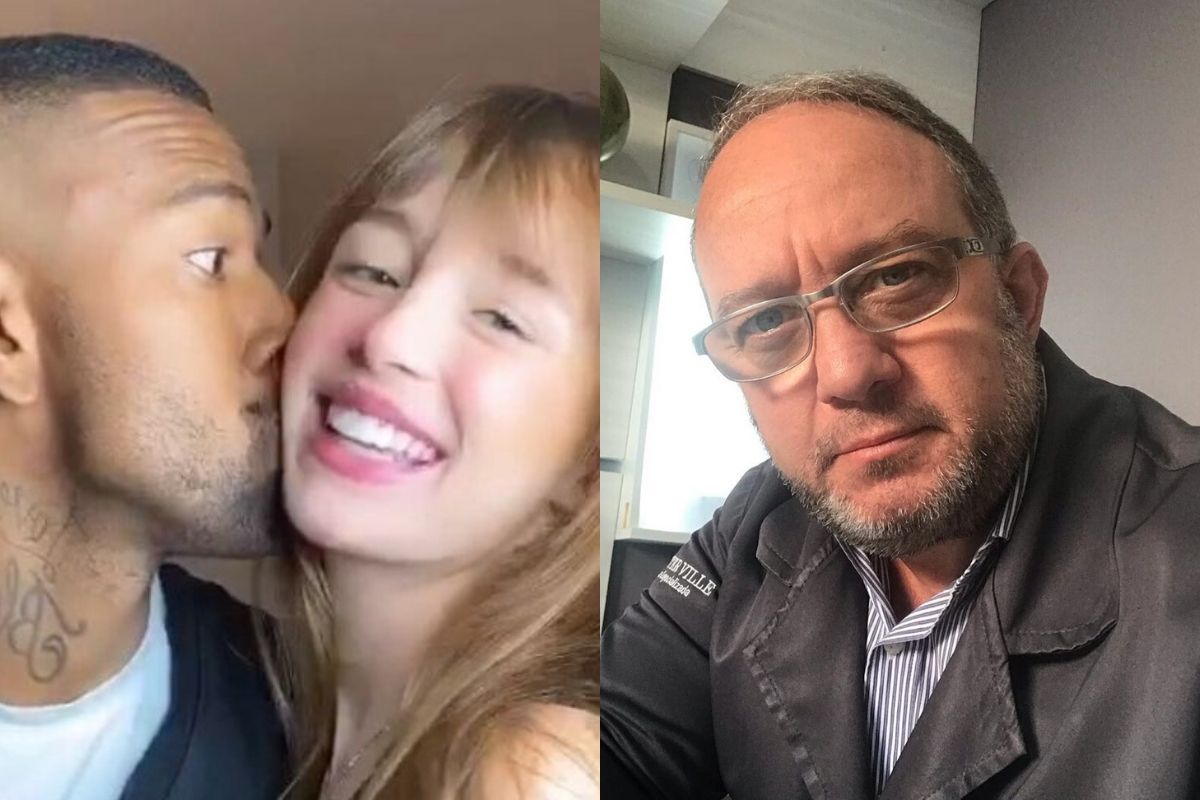 Nego do Borel, Duda Reis e o pai da modelo - Reprodução: Instagram