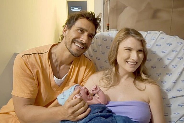 Julio Rocha e Karoline Kleine celebram nascimento da filha: “Emoção indescritível”