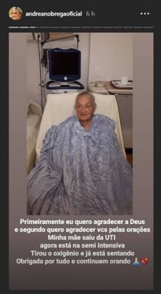 Post - Mãe de Andrea Nobrega /Instagram