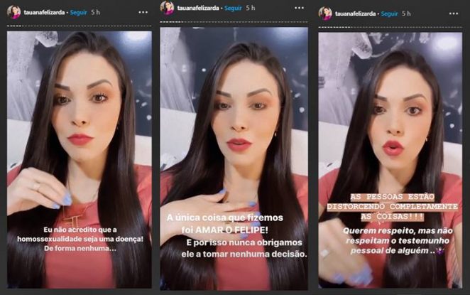 Post - Tauana Felizarda/Instagram