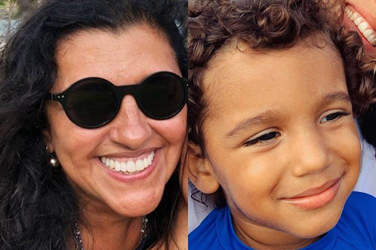 Regina Casé emociona com homenagem ao neto