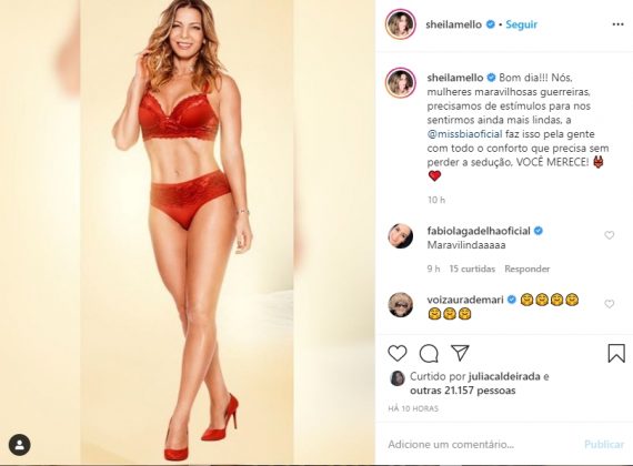 Sheila Mello reprodução Instagram