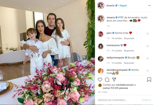 Simaria e Família reprodução Instagram