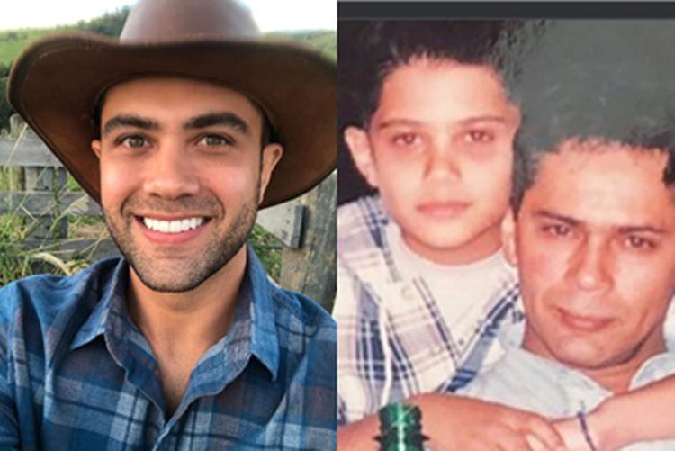 Thiago Costa faz homenagem ao pai, Leandro:  “E lá se vão 22 anos sem o sr”